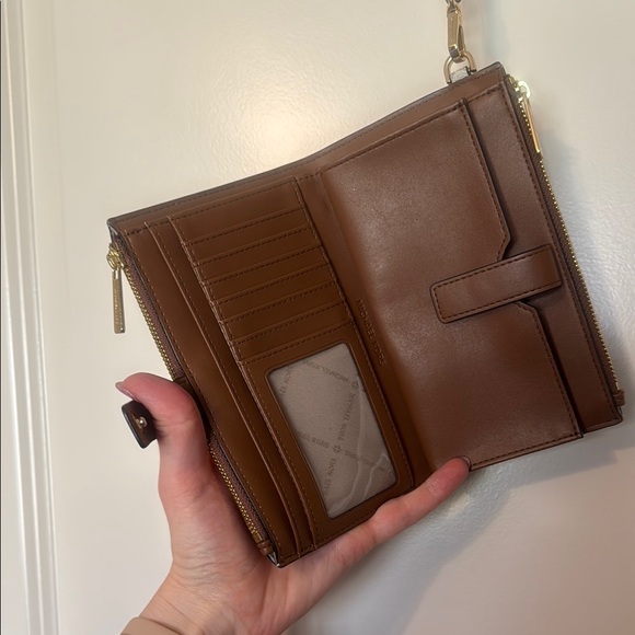 Michael Kors Gray Monogram Women's Clutch - Picture 4 of 4